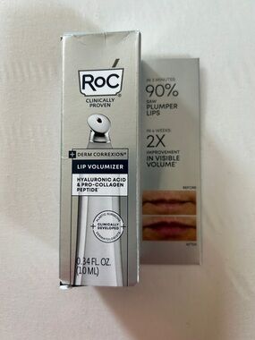 RoC Lip Volumizer Hyaluronic Acid & Pro-Collagen Peptide — Silver